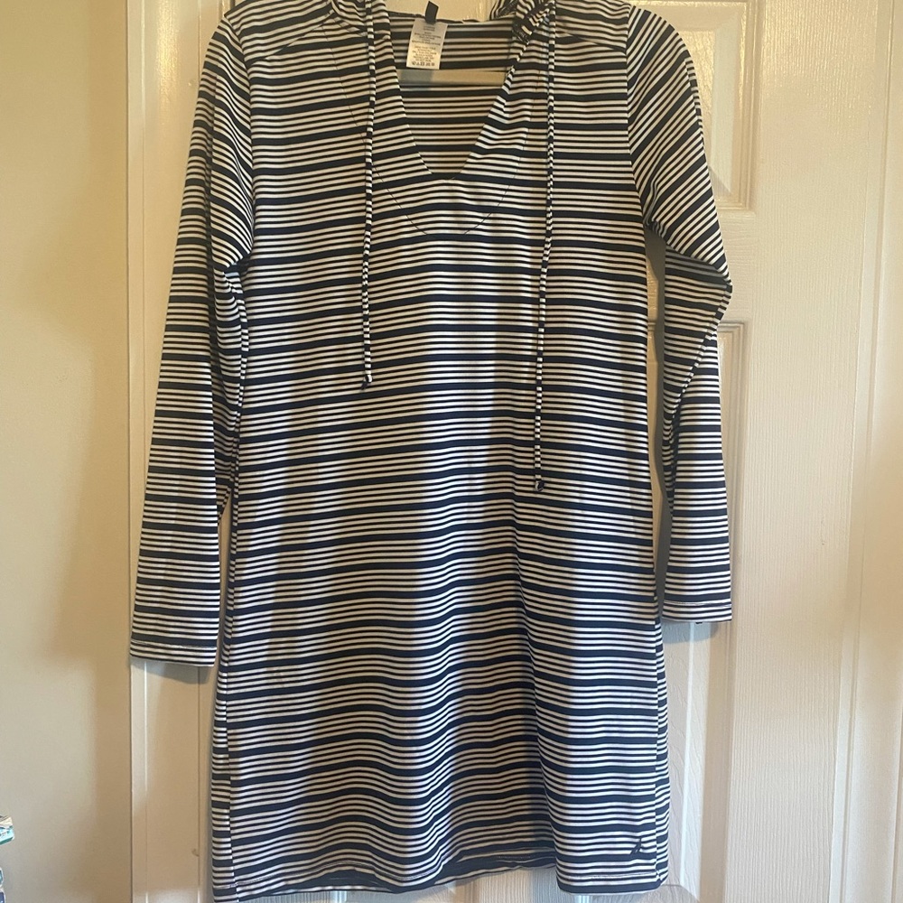 Columbia dress with hoodie